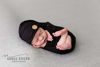 Picture of AMOS and SAWYER Solid Fabric Wrap/Layer, Newborn Baby Layer Photography Prop (Black)