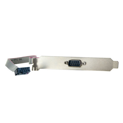 Picture of CableWholesale IDC 10/DB9 Male Motherboard Serial Port Connector Cable (WS09-0010M)