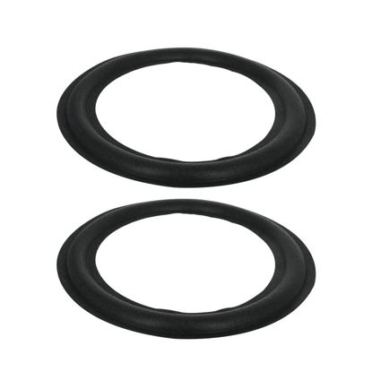 Picture of 8 Inch Speaker Foam Edge Surround Rings Replacement Parts for Speaker Repair or DIY 2Pcs,Aicosineg