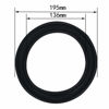 Picture of 8 Inch Speaker Foam Edge Surround Rings Replacement Parts for Speaker Repair or DIY 2Pcs,Aicosineg