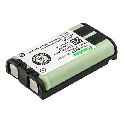 Picture of Kastar 1-Pack Type 29 Battery Replacement for Panasonic HHR-P104 HHR-P104A 23968 439024 439025 KX-TG2302 KX-TG230 KX-TG2312 KX-TG2355W KX-TG2356 KX-TG2357 KX-TG2382B KX-TG2386B KX-TG2388B KX-TG2396