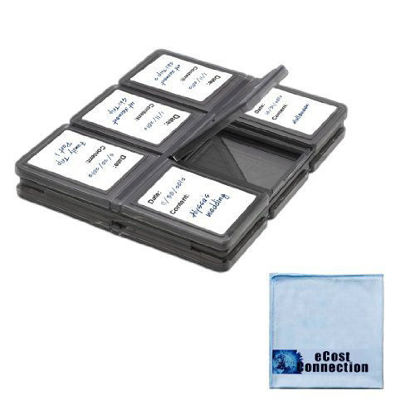 Picture of eCost 12 pc Foldable SD Memory Card Case + Microfiber Cloth