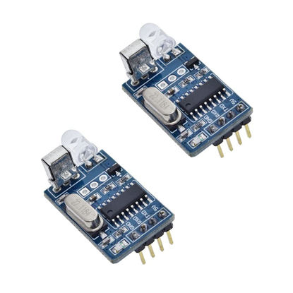 Picture of Rakstore 2pcs 5V IR Infrared Remote Decoder Encoding Transmitter Receiver Module