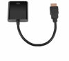 Picture of Cyclotronix HDMI Male to VGA Female Adapter Gold Plated Compatible for Computer, Desktop, Laptop, PC, Monitor, Projector, HDTV, Chromebook, Raspberry Pi, Roku, Xbox and More