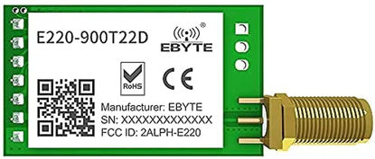 Picture of LLCC68 LoRa Wireless Serial Port Module 868MHz 915MHz 22dBm EBYTE E220-900T22D 5km Transceiver Transmitter Receiver Long Range Low Power Consumption Small Size