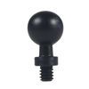 Picture of NovelGoal 13mm/15mm/17mm Ball Head Mount 1/4" Screw Adapter for Camera Phones GPS Holder Part Photography (13MM Ball Head)
