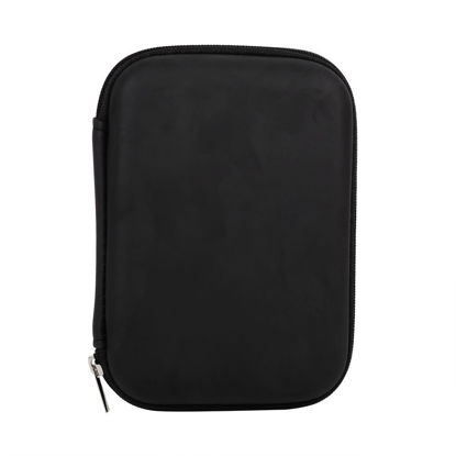 Picture of Digital Accessory Storage Organizer Case Cable and Earph Pouch 3 Color Options Travel Friendly USB Flash Drive Holder (Black)