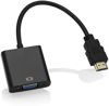 Picture of FDBV Cable Adapter for HDMI to VGA HDMI Male to VGA Female Video Converter Cable Adapter Cord Support 1080P Gold-Plated for PC, Monitor, Computer, Video Consoles, Desktop, Laptop, PC