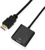 Picture of FDBV Cable Adapter for HDMI to VGA HDMI Male to VGA Female Video Converter Cable Adapter Cord Support 1080P Gold-Plated for PC, Monitor, Computer, Video Consoles, Desktop, Laptop, PC