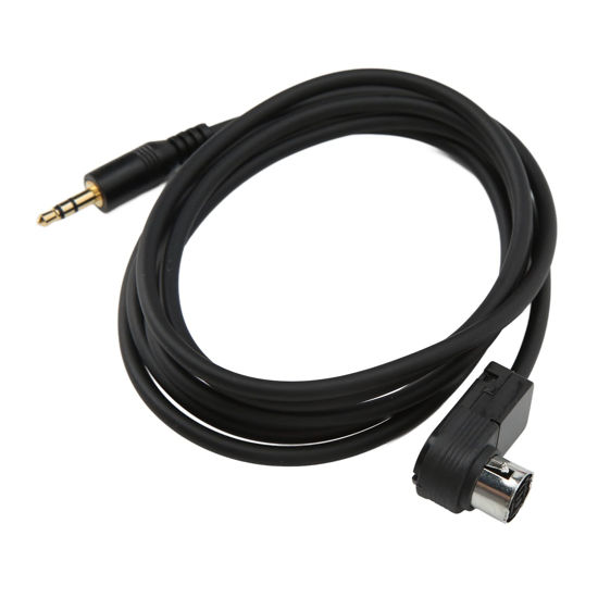 Picture of Acouto Car Bluetooth Aux Cable 3.5mm Jack Aux‑in Audio Adapter Cable for Alpine CD KS‑U58 PD100 U57 U29 for MP3