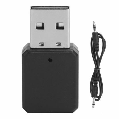 Picture of Bluetooth Adapter for PC, USB Mini Bluetooth 5.1 EDR Dongle for Computer/Desktop/Wireless Transfer/Laptop/Bluetooth Headphones/Windows