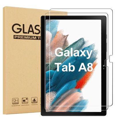 Picture of [2 Pack] EpicGadget Screen Protector for Samsung Galaxy Tab A8 10.5 Inch (SM-X200/SM-X205/SM-X207), 9H Hardness HD Clear Tempered Glass Screen Protector Film for Samsung Tab A8 10.5" (2022 Released)