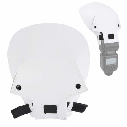 Picture of Flash Diffuser Reflector, Portable Universal Arc-Shape Camera Speedlite Softbox Reflector for Flash Speedlight and Other DSLR Camera Flashes