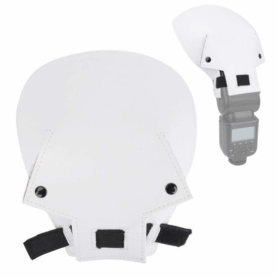 Picture of Flash Diffuser Reflector, Portable Universal Arc-Shape Camera Speedlite Softbox Reflector for Flash Speedlight and Other DSLR Camera Flashes