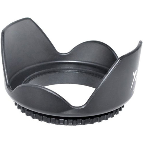 Picture of Xit XT55HLH 55mm Hard Tulip Shaped Lens Hood (Black)