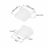 Picture of uxcell 10pcs Micro HDMI Silicone Protectors Male Port Anti Dust Cap Cover Clear