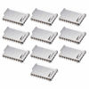 Picture of uxcell SD Memory Card Socket Short Body 11 Pin PCB Mount Connector 10pcs