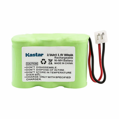Picture of Kastar 1-Pack 2/3AA 3.6V 800mAh EH Ni-MH Rechargeable Battery for AT&T 2422 80-5074-00-00 Lucent 2422 Vtech ia5870 ia5882 Sanik 3SN-2/3AA30-S-J1 Cordless Phone (Check Your Cordless Phone Model Down)