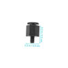 Picture of OSOLADY 8pcs Motherboard Hex Screws Black Motherboard Screw Metal Computer Motherboard Mount Screws