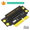 Picture of PCI-e 4X 3.0 90 Degree Reverse Male to Female Riser Card for 1U Server Height 32mm (Installation Direction Towards CPU)