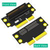 Picture of PCI-e 4X 3.0 90 Degree Reverse Male to Female Riser Card for 1U Server Height 32mm (Installation Direction Towards CPU)