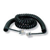 Picture of Black Box RJ-22 Modular Coiled Handset Cord, Black, 6-ft. (1.8-m) by Black Box Network Services