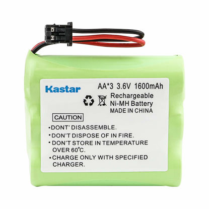 Picture of Kastar High Capacity Cordless Phone Battery Replacement for Uniden BT800 BT-800 BT-905 BP-800 BP-905, GE TL-96560, Cobra, Panasonic HHR-P505 P-P501 P-P504 P-P508 P-P510, Sharp, Sony BP-T18 BP-T24