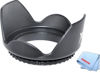 Picture of Tronixpro 62mm Pro Series Hard Tulip Lens Hood for Pentax SMC DA 18-135mm F/3.5-5.6 ED AL (IF) DC WR Lens, Pentax Zoom Telephoto 60-250mm f/4 ED DA* SDM Autofocus Lens