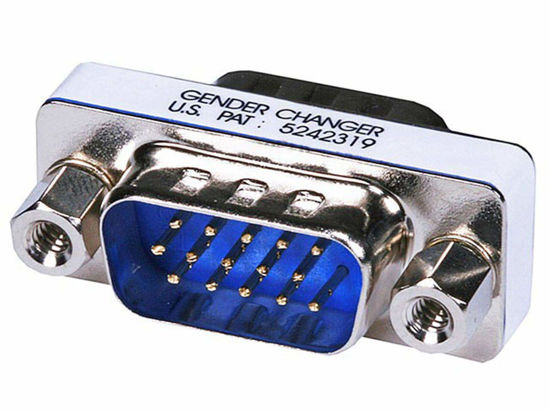Picture of Monoprice HD15(HD VGA/SVGA) M/M, Mini Gender Changer