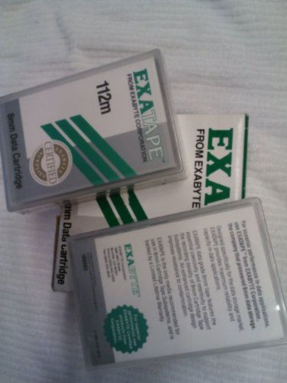 Picture of Exabyte 180093 8mm 112M DDS Ctdg 5/10GB Single Tape Tandberg Data (180093) Media MP Cartridge 5GB Model: by Exabyte