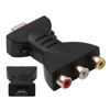 Picture of Pineeseatile HDMI to Adapter Portable HDMI to AV Red White Yellow HDMI to AV Converter HD HDMI to AV Converter Video Audio Converter Adapter HDMI to AV Connector