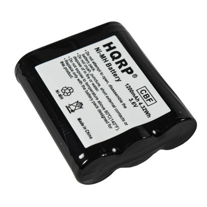 Picture of HQRP Cordless Phone Battery Compatible with Panasonic HHR-P402 / HHR-P402A / HHR-P402A/1B / P-P511 / P-P511A / PQPP511SVC / N4HKGMA00001 Replacement