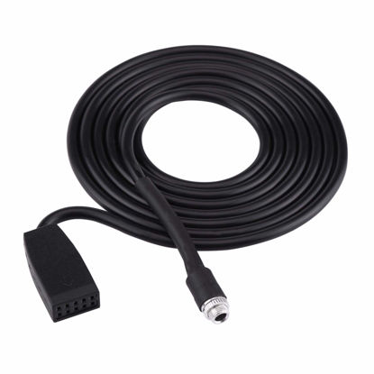 Picture of KIMISS Gear E46 Aux Adapter, 3.5mm Female Jack Car Aux Adapter Cable for E46 Coupe Sedan