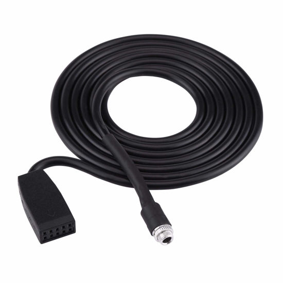 Picture of KIMISS Gear E46 Aux Adapter, 3.5mm Female Jack Car Aux Adapter Cable for E46 Coupe Sedan
