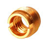 Picture of Foto&Tech Metal Adapter 5/8-Inch Male to 3/8-Inch Female Mic Screw for Mic Microphone Stand (Copper)