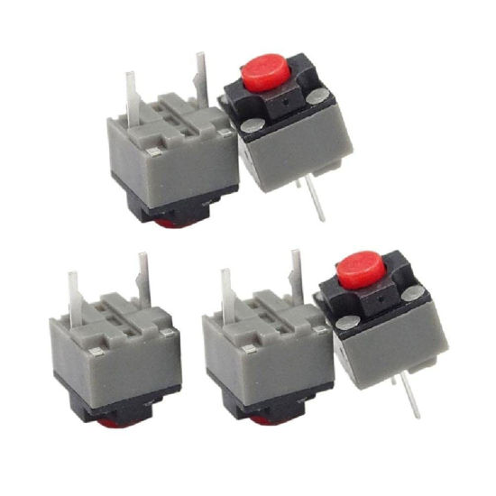 Picture of 5PCS 6x6x7.3mm Kailh Square Silent Micro Switch Mute Switch Can Replace A Rectangle Micro Switch Mouse Micro Switch