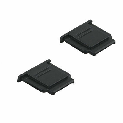 Picture of LXH 2 Pack Hot Shoe Cover Cap for Sony A6500 A6300 A6000 a9 a77II a7riii a7S a3500 a3000 a7 a7R NEX-6 a58 a99 RX100II RX1R RX10III RX10II RX1 Replaces Sony FA-SHC1M Shoe Cover (Black)