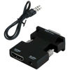 Picture of JacobsParts HDMI to VGA Converter with Audio Port Connect HDMI Device to Old VGA TV or Projector