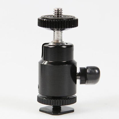 Picture of ePhoto Adjustable Swivel Hot Shoe Mount To 1/4" Thread for Mounting Video Camcorder Monitors FT9712H