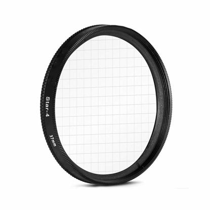 Picture of AKOAK 37mm 4-Point Star Filter for Cellphone or Camera Lens