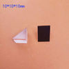 Picture of GARPROVM Triangular Prism, 90 Degree Total Reflection Isosceles Right Angle Aluminized Optical Mirror Black Prism
