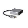 Picture of V7 USB-C (m) to Displayport (f) Adapter - Grey Aluminum - V7UCDP-ALUGR-1NC