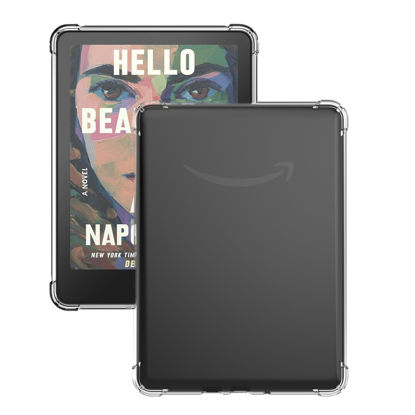 Picture of Case for Kindle Paperwhite/Colorsoft 7" 2024,TPU Soft Lightweight Protective Anti-Scratch Back Shockproof Phone Case for Kindle Paperwhite 7" 12th Gen 2024/Kindle Colorsoft 7" 2024 (Clear)