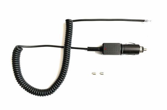 Picture of DCPOWER CAR DC Power Coiled Cord Compatible Replacement for UNIDEN DFR7 Laser Radar Detector with GPS