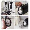 Picture of Charging Cable Storage Bag - Transparent Compact Organizer for Travel, Data Cables, Headphones & More | Mini Cord and Charger Organizer (B-White)