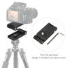 Picture of Z-Flex Tilt Tripod Head, Flexible Folding Z Pan Ball Head 360° Horizontal Rotation with 1/4" Screws and 3/8" Screws Hole for Camera Slider, Rail Cage, Rig Gimbal, Cart