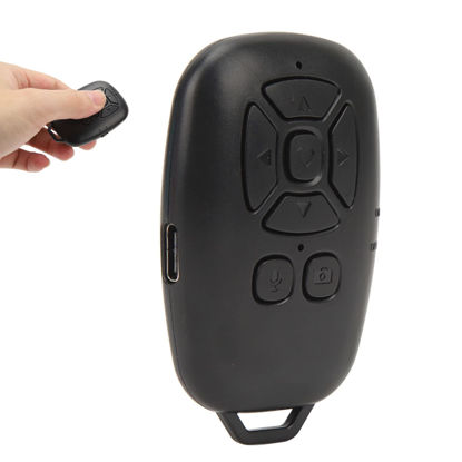 Picture of Bluetooth Remote Control Page Turner, Remote Shutter Camera Remote Control, USB Chargeable Video Fingertip Ring Clicker, for iOS Android
