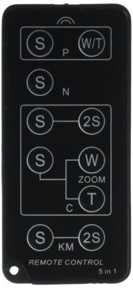 Picture of Bower RCUNI Universal Remote Control for Canon, Nikon, Sony, Pentax, Panasonic, Olympus DSLRs (Black)