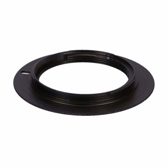 Picture of Lens Mount Adapter, Black Metal Filter Ring Adapter for M42 for Minolta AF for SONY Alpha DSLR, Smooth Interface Protect Camera and Lens