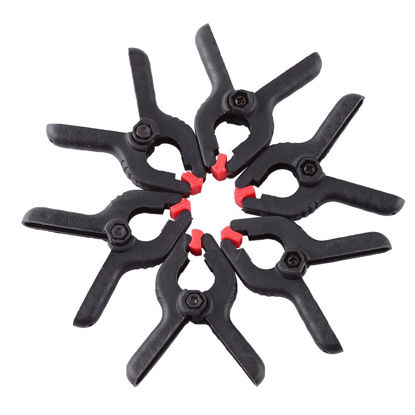 Picture of Backdrop Spring Clamps, 6Pcs Muslin Clamp Backdrop Clips Clamp for Background Muslin, Canvas, Paper, Chromakey Screen, Heavy Duty Clip, Photo Studio